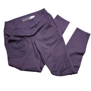 Carhartt Womens Force Utility Leggings Size Small Navy Blue Reinforced Knee Work